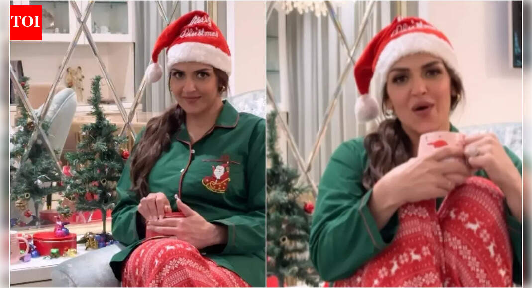 Esha Deol drops a Christmas video post, donning a Santa hat and a green and red outfit; turns off comments