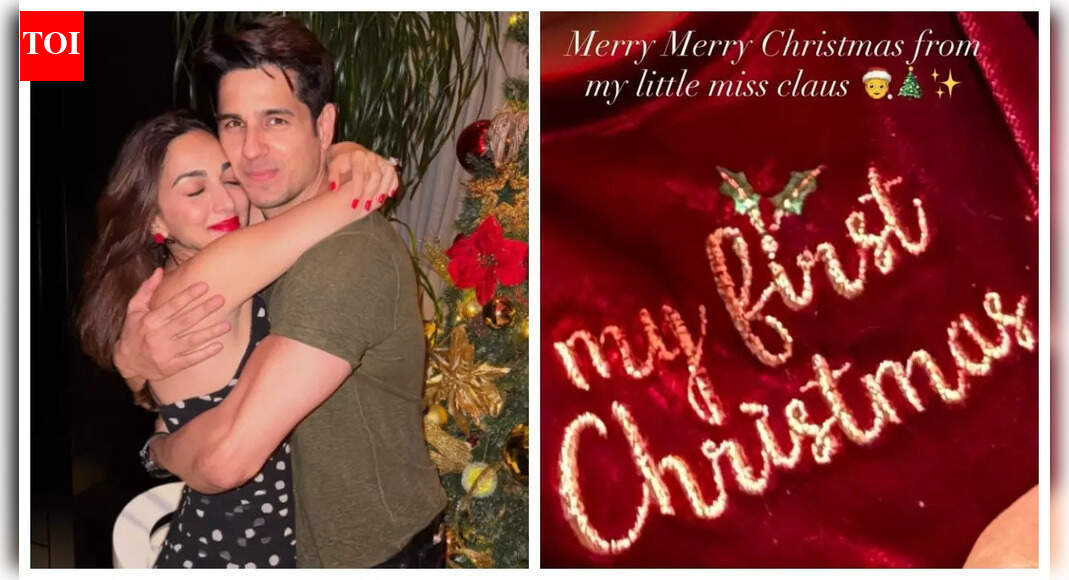 Kiara Advani and Sidharth Malhotra celebrate daughter Saraayah’s first Christmas; give fans a glimpse of ‘little Miss Claus’