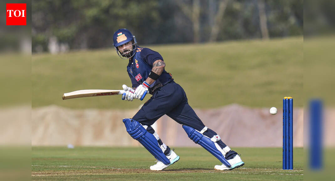 Virat Kohli shines in last Vijay Hazare Trophy game as Delhi edge Gujarat by seven runs in thriller