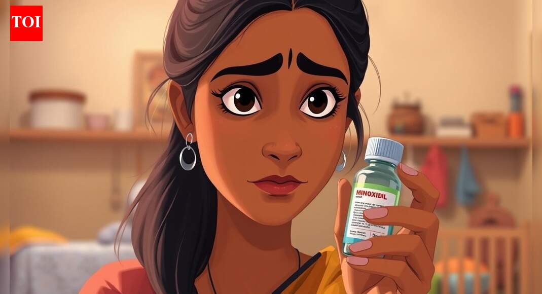 AI image NEW DELHI: Minoxidil, a widely used over-the-counter drug to treat hair loss, has been linked to unintended exposure in infants and a large number of eye-related side effects, according to a global safety analysis that has flagged dozens of baby-related cases and more than 1,600 eye disorder reports worldwide.Researchers identified more than 45 reports of excessive hair growth in infants aged up to 23 months linked to exposure to minoxidil. In several cases, exposure was not due to direct application but occurred unintentionally within the household, including contact with caregivers or contaminated surfaces.Globally, the analysis found 2,664 suspected cases of excessive hair growth linked to minoxidil use during pregnancy. Among infant cases, maternal exposure accounted for 22.2%, accidental exposure for 44.4%, while the route of exposure was unclear in 33.3% of cases. Though no infant cases were reported from India, the authors of the study cautioned that this likely reflected under-reporting rather than absence of risk, given the drug’s widespread use.The study also raised concerns about eye health. A total of 1,660 reports of eye-related adverse effects associated with minoxidil use were recorded globally, including 25 reports from India. Frequently reported problems included eyelid swelling and blurred vision.More serious eye conditions were also noted, including central serous chorioretinopathy. After removal of duplicate reports, four serious eye cases remained – three involving central serous chorioretinopathy and one case of retinal artery occlusion.The findings are based on a post-marketing safety analysis of adverse drug reports submitted to VigiBase, the global drug safety database maintained by WHO, covering data up to March 2025.The study was authored by Dr V Kalaiselvan and Dr Jaishree Suresh of the Indian Pharmacopoeia Commission, health ministry, and Dr Rohit Saxena of the Dr Rajendra Prasad Centre for Ophthalmic Sciences, AIIMS.Minoxidil was originally developed as an oral medicine to treat high blood pressure. Hair growth was later observed as a side effect, leading to its reformulation as a topical drug used to treat hair loss. Its effectiveness against androgenetic alopecia has since made it one of the most commonly used treatments worldwide.The authors warned easy over-the-counter availability, aggressive online promotion and limited counselling had allowed use to expand faster than safety awareness, particularly among pregnant women and households with infants.The study underlined that minoxidil was contraindicated during pregnancy and breastfeeding, but awareness of this warning remained low. With topical formulations commonly used at home, unintentional exposure through skin contact or household surfaces may place infants at risk.Calling for action, the authors recommended clearer warning labels, stricter oversight of over-the-counter sales and routine counselling by pharmacists and healthcare providers. Caregivers were advised to store products safely and avoid use around infants and pregnant women.While minoxidil continues to benefit adults using it to treat hair loss, the authors stressed public awareness and pharmacovigilance must keep pace with growing use to prevent avoidable adverse effects.About the AuthorAnuja JaiswalAnuja Jaiswal is a Senior Assistant Editor at The Times of India, with an impressive 18-year career in narrative journalism. She specializes in health and heritage reporting, expertly simplifying complex health information to make it engaging and understandable for readers. Her deep dives into heritage topics are well-researched, resulting in captivating narratives that resonate with her audience. Over the years, she has worked in Chandigarh, Chhattisgarh and West UP, gaining diverse on-ground experience that shapes her storytelling.Read MoreEnd of ArticleFollow Us On Social MediaVideosH-1B Visa Delays: MEA Says India Has Flagged Issue With USIndia Flags H-1B Visa Delays With US As Indians Face Backlogs Scrutiny And Policy UncertaintyPM Modi Praises Gen Z Confidence, Sees Them Leading Viksit Bharat”People Who Are…” MEA Responds To Viral Mallya And Modi “Biggest Fugitive” VideoRed Line From New Delhi: India Calls Out Yunus Govt As Minority Attacks In Bangladesh EscalateMyanmar Heads to Polls After Five Years as Rights Groups Slam Military-Run Process’Can You Elect A Non-Muslim?’ Indian Student Dismantles Pakistan On Minority Rights, DemocracySix Shots On AMU Campus Kill Teacher As CCTV Shows Killers Firing Into His Head After He Fell DownPutin Called Pakistan A Junta With Nukes As Bush Feared Nuclear Leaks To Iran, Reveal TranscriptsTwo Indians Killed In Canada Within A Few Days, Families Raise Question On Safety Of Students Abroad123PhotostoriesSalman Khan birthday special: Best family moments5 Indian beaches that are perfect for quiet, unhurried vacationsTop 5 important lessons to teach your kids in 2026; something that school never teaches them5 fashion experiments of 2025 that were imaginative, structural, and deliciously bizarre5 ‘food from the future’ that already part of restaurant menus now5 forbidden places on Earth and what happens if a tourist tries to visit themAnkita Lokhande’s most stylish saree looks: From red bandhani to purple chiffon5 types of demons as per mythologyand what do they signifyAhead of ‘Jana Nayagan’ audio launch: Revisiting Thalapathy Vijay’s most ICONIC audio launch moments10 books whose first line is enough to convince anyone to read them123Hot PicksUAE WeatherPAN-Aadhaar linkingAmrit MondalGold rate todayIncome Tax RefundIndian Railways fareBank Holidays DecemberTop TrendingCharles BarkleyAnthony DavisStephen CurryJaipur Mosque ViolenceTravis KelceConor McgregorShivank AvasthiSophie CunninghamVanessa BryantUS Strike Nigeria