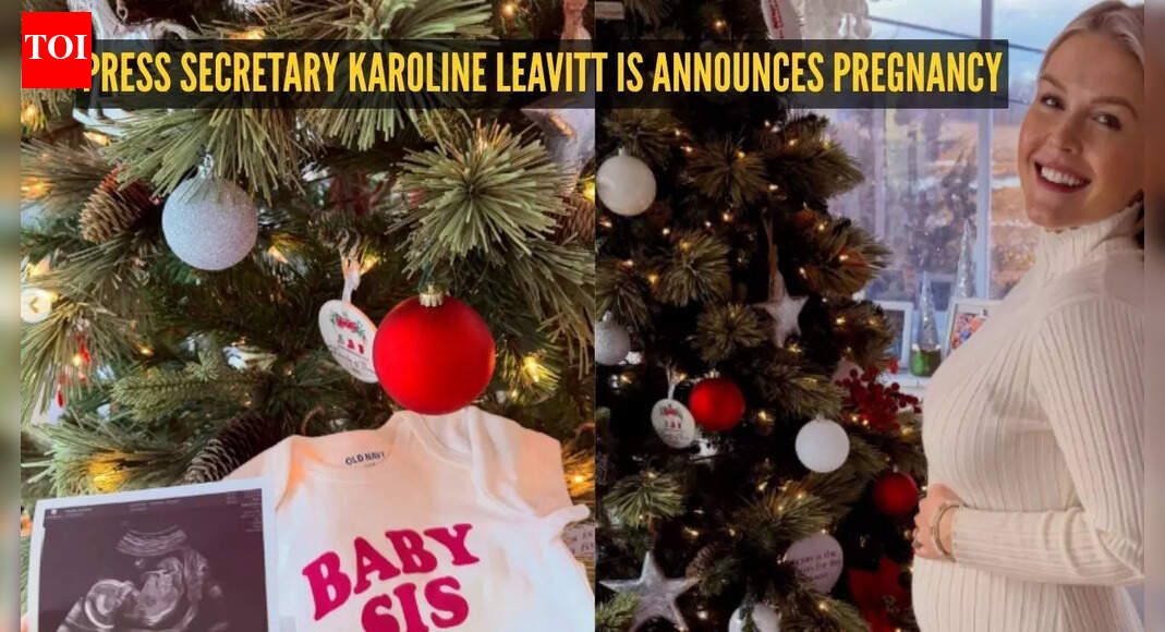 Karoline Leavitt Pregnancy News: White House press secretary Karoline Leavitt announces second pregnancy with husband Nicholas Riccio |