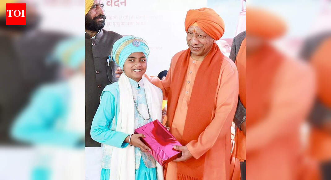 12 Lucknow: Chief Minister Yogi Adityanath on Friday said the legacy of Sikh gurus, who gave everything for faith, nation and humanity, continues to guide India’s path of progress.”History is shaped only by those who embody sacrifice and renunciation. The history of Sikh gurus in India is a history of the extraordinary radiance of devotion and strength,” the CM said while paying tributes to the four ‘Sahibzadas’ of Guru Gobind Singh and Guru Tegh Bahadur on his 350th martyrdom anniversary on Friday.Speaking at a kirtan organised to mark Veer Bal Diwas, the day the four Sahibzadas were martyred, Yogi said the occasion was an opportunity to pay tribute to the sacrifice of Baba Ajit Singh, Baba Jujhar Singh, Baba Zorawar Singh and Baba Fateh Singh. He thanked Prime Minister Narendra Modi for giving national recognition to the event.The CM added that where Guru Nanak spread his message across India, Guru Tegh Bahadur and Guru Gobind Singh highlighted their devotion through sacrifices and commitments.”This year marks the 350th anniversary of the martyrdom of the ninth Sikh Guru, Guru Tegh Bahadur Ji. It is a coincidence that while marking the 550th birth anniversary of Guru Nanak Dev Ji, I had the privilege of announcing Dec 26 as Veer Bal Diwas. This day is now being observed in schools, colleges and offices across the country, and the stories of the Sahibzadas have been included in the curriculum to inspire the younger generation with the values of sacrifice and selflessness,” he said.The CM spoke about the Sikh tradition of langar as a powerful symbol of social harmony, which transcended caste and religion, highlighting the role of Guru Gobind Singh in uniting society.Yogi also paid respect to Guru Gobind Singh and Mata Gujri Devi, saying that the sacrifice of their sons, now celebrated as Veer Bal Diwas, was a source of inspiration for India’s youth.The CM also assured full support of the BJP govt in the state and the Centre for organising events to mark the 350th martyrdom year of Guru Tegh Bahadur.End of ArticleFollow Us On Social MediaVideosH-1B Visa Delays: MEA Says India Has Flagged Issue With USIndia Flags H-1B Visa Delays With US As Indians Face Backlogs Scrutiny And Policy UncertaintyPM Modi Praises Gen Z Confidence, Sees Them Leading Viksit Bharat”People Who Are…” MEA Responds To Viral Mallya And Modi “Biggest Fugitive” VideoRed Line From New Delhi: India Calls Out Yunus Govt As Minority Attacks In Bangladesh EscalateMyanmar Heads to Polls After Five Years as Rights Groups Slam Military-Run Process’Can You Elect A Non-Muslim?’ Indian Student Dismantles Pakistan On Minority Rights, DemocracySix Shots On AMU Campus Kill Teacher As CCTV Shows Killers Firing Into His Head After He Fell DownPutin Called Pakistan A Junta With Nukes As Bush Feared Nuclear Leaks To Iran, Reveal TranscriptsTwo Indians Killed In Canada Within A Few Days, Families Raise Question On Safety Of Students Abroad123PhotostoriesSlowdown Saturday: With 8–9 million dementia patients in India, these 5 brain workouts matterFrom Beavers to Parrotfish: 5 animals that secretly act like nature’s engineersFrom saving more money to better health: 4 powerful ways AI can help you succeed in life in 2026Salman Khan birthday special: Best family moments5 Indian beaches that are perfect for quiet, unhurried vacationsTop 5 important lessons to teach your kids in 2026; something that school never teaches them5 fashion experiments of 2025 that were imaginative, structural, and deliciously bizarre5 ‘food from the future’ that already part of restaurant menus now5 forbidden places on Earth and what happens if a tourist tries to visit themAnkita Lokhande’s most stylish saree looks: From red bandhani to purple chiffon123Hot PicksUAE WeatherPAN-Aadhaar linkingAmrit MondalGold rate todayIncome Tax RefundIndian Railways fareBank Holidays DecemberTop TrendingFrank Lampard and Christine Lampard Net WorthJordan Spieth Net WorthElliotte FriedmanKhamzat ChimaevTravis KelceAaron RodgersPatrick MahomesTua Tagovailoa WifeLaMelo BallMax Verstappen Girlfriend