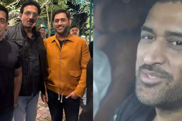 MS Dhoni at Salman Khan birthday party: Fans chant ‘Mahi bhai’ – WATCH