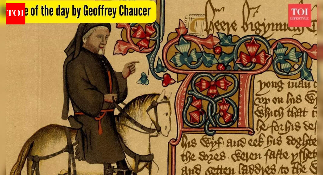 Quote of the day by Geoffrey Chaucer: “Women naturally desire the same six things as I; they want their men to be…..” |
