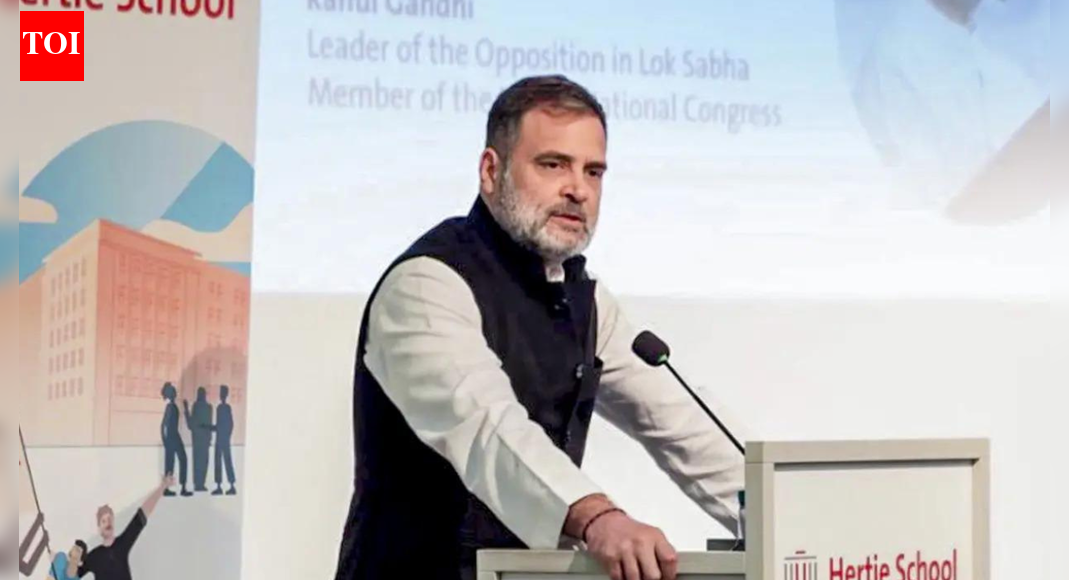 NEW DELHI: Bharatiya Janata Party on Saturday accused the Congress party of colluding with “anti-India” forces, categorically mentioning Rahul Gandhi’s presence at “Global Progressive Alliance” during his Germany visit. Referencing to Sam Pitroda’s remarks regarding the Rahul Gandhi’s meeting with the alliance, the party said that the alliance was a propagator of “anti-India” narratives, drawing connections between Geroge Soros and the grand old party again.”Rahul Gandhi’s long-time advisor, Sam Pitroda, who was also an advisor to his late father and the architect of his ideological mindset and psychology, has inadvertently exposed the real face of the Congress party. In an interview yesterday, he said that the Congress party is part of an alliance called the ‘Global Progressive Alliance,’ and Rahul Gandhi had gone to Germany to participate in it,” BJP MP Sudhanshu Trivedi said.Rahul Gandhi Attacks Modi Govt In Germany, Says ‘West, India Handed Over Production To China'”This Alliance is connected to an organisation that is part of a network of many organisations that are anti-India and promote anti-India narratives… When Sam Pitroda is asked about the connection between the Global Progressive Alliance and the Congress, he himself reveals that Rahul Gandhi is on its praesidium and Sam Pitroda is a member… After Sam Pitroda’s statement, I want to ask the Congress party if they become a member of the anti-India global conspiracy, if they become a member of the nefarious nexus of anti-India global forces?” he questioned.BJP posted a video of Pitroda where he could be heard talking about the alliance and accused the Congress of openly acknowledging Rahul’s “engagements with Soros-linked global networks.””Now Congress is not even pretending. Senior Congress leader Sam Pitroda has openly acknowledged Rahul Gandhi’s engagements with Soros-linked global networks. A foreign-funded ideological ecosystem, operating under the banner of ‘progressivism’, is openly influencing Indian politics. The question is no longer whether these links exist, but why they are being accepted so casually. When will Rahul Gandhi answer these questions?” the saffron party said in the post.The BJP’s comments come over Rahul Gandhi’s visit to Germany, where he toured BMW’s Munich headquarters. During the trip, he took aim at the Centre’s manufacturing record, arguing that India must “produce more” and claiming that the sector is in decline.“Manufacturing is the backbone of strong economies. Sadly, in India, manufacturing is declining. For us to accelerate growth, we need to produce more—build meaningful manufacturing ecosystems and create high-quality jobs at scale,” he said.The BJP’s fresh offensive also resurrects charges levelled earlier this year, when party spokesperson Gaurav Bhatia accused the Congress and Rahul Gandhi of colluding with foreign elements to undermine India. In February, Bhatia alleged that organisations associated with George Soros were engaged in “anti-India activities” and claimed that funding to certain NGOs was substantially higher during the Congress-led UPA regime than under the current BJP government. He had also accused Gandhi of working with foreign forces to weaken the country, pointing to what he described as links with Soros-funded organisations.About the AuthorTOI News DeskThe TOI News Desk comprises a dedicated and tireless team of journalists who operate around the clock to deliver the most current and comprehensive news and updates to the readers of The Times of India worldwide. With an unwavering commitment to excellence in journalism, our team is at the forefront of gathering, verifying, and presenting breaking news, in-depth analysis, and insightful reports on a wide range of topics. The TOI News Desk is your trusted source for staying informed and connected to the ever-evolving global landscape, ensuring that our readers are equipped with the latest developments that matter most.”Read MoreEnd of ArticleFollow Us On Social MediaVideosOperation Aaghat 3.0 Crushes Crime As Delhi Police Arrest 660 Accused Ahead Of New Year CelebrationsBJP MP Anurag Thakur Links Ram Name Objection to Congress Decline, Defends New Rural Jobs LawNew Zealand PM Defends India FTA as Economic Game Changer Despite Sharp Objections from AllyFrom Tsunami To Economic Collapse: India Emerged As Sri Lanka’s First Responder, Says EnvoyJames Concert Cancelled After Attack In Bangladesh As MEA Slams Anti India Protests And Mob ViolenceH-1B Visa Delays: MEA Says India Has Flagged Issue With USIndia Flags H-1B Visa Delays With US As Indians Face Backlogs Scrutiny And Policy UncertaintyPM Modi Praises Gen Z Confidence, Sees Them Leading Viksit Bharat”People Who Are…” MEA Responds To Viral Mallya And Modi “Biggest Fugitive” VideoRed Line From New Delhi: India Calls Out Yunus Govt As Minority Attacks In Bangladesh Escalate123PhotostoriesTravelling Europe on a budget? Start with these 9 countriesRanveer Singh-Sara Arjun to Ahaan Panday-Aneet Padda: Bollywood pairings that won hearts in 2025Faster Journeys for Long-Distance Rail Passengers: South Western Railway to Speed Up 123 Trains from January 2026If it’s a bestseller, you must read it: 6 common myths about reading every parent should warn their child aboutYour date of birth reveals that one single thought can change your year 2026The bottlenecks still plaguing Mumbai-Goa national highway5 warming Korean drinks meant for long, cold wintersParenting in the AI age: What 2026 parents should knowSea moss: Modern superfood or just another trend? Potential benefits explained7 things you should not punish your child for even if you think it is good for them123Hot PicksUAE WeatherPAN-Aadhaar linkingAmrit MondalGold rate todayIncome Tax RefundIndian Railways fareBank Holidays DecemberTop TrendingFrank Lampard and Christine Lampard Net WorthJordan Spieth Net WorthRicky Tiedemann InjuryBode Miller Net WorthTravis KelceAnthony JoshuaPatrick MahomesRaghav ChadhaLaMelo BallMax Verstappen Girlfriend