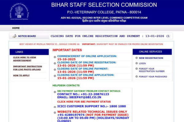 BSSC Second Inter Level vacancies doubled to 24,492, last date for application extended; check details here