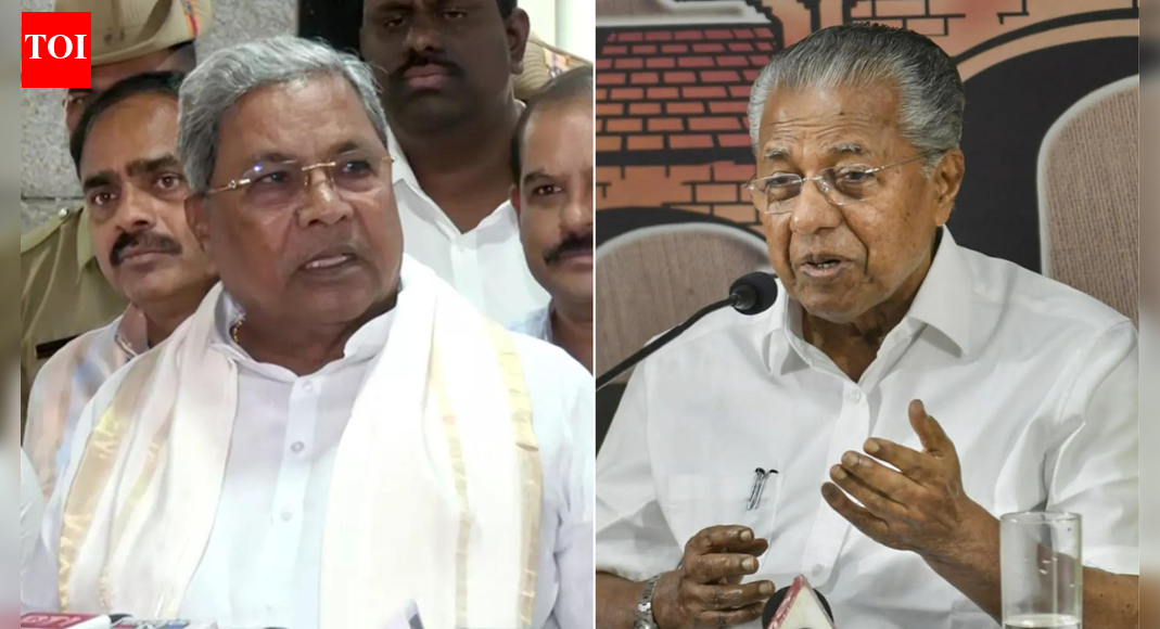 NEW DELHI: Karnataka chief minister Siddaramaiah hit out at Kerala CM Pinarayi Vijayan over his “North Indian bulldozer justice” remark in context of the eviction drive at a Bengaluru colony. Sidda called Vijayan’s remark as “politically motivated”, adding that it lacked “understanding of the factual situation.””There is a fundamental difference between ‘bulldozer justice’ and the lawful removal of illegal encroachments. The criticism being made by Pinarayi Vijayan is politically motivated and reflects a lack of understanding of the factual situation,” the Karnataka CM said.Defending the eviction drive, Sidda said that the “place suitable for human habitation”, adding that “temporary shelter, food, and other essential facilities would be arranged for all those affected.””Several people had illegally erected makeshift shelters at the waste-disposal site in the Kogilu Layout near Yelahanka in Bengaluru. It is not a place suitable for human habitation. Despite issuing notices on multiple occasions directing the families to relocate, the residents failed to comply. Under these circumstances, it became unavoidable to clear the encroachment and vacate the site,” he said.The response came after Vijayan, in a Facebook post, criticised the demolition of Fakir Colony and Waseem Layout in Bengaluru. Vijayan described the action as “extremely shocking and painful,” claiming that Muslims had been residing in the areas for years and accusing the Karnataka government of following a “North Indian bulldozer justice model.” He also questioned how the Congress-led government in Karnataka could justify carrying out forced evictions rather than ensuring housing for the poor. Terming the demolitions an example of “anti-minority aggressive politics,” Vijayan said it was surprising to witness such actions under a Congress administration. Karnataka deputy chief minister DK Shivakumar also criticised the Kerala CM “should know the issues in Bengaluru”. “Senior leaders like Pinarayi Vijayan should know the issues in Bengaluru. We know our city well, and we don’t want to entertain slums that promote land mafia activities,” he said.About the AuthorTOI News DeskThe TOI News Desk comprises a dedicated and tireless team of journalists who operate around the clock to deliver the most current and comprehensive news and updates to the readers of The Times of India worldwide. With an unwavering commitment to excellence in journalism, our team is at the forefront of gathering, verifying, and presenting breaking news, in-depth analysis, and insightful reports on a wide range of topics. The TOI News Desk is your trusted source for staying informed and connected to the ever-evolving global landscape, ensuring that our readers are equipped with the latest developments that matter most.”Read MoreEnd of ArticleFollow Us On Social MediaVideosCongress Rift Out In Open? Digvijaya Singh’s Modi-RSS Praise Draws Jibes From BJP Amid CWC MeetMass Exodus Of Skilled Professionals In Pakistan: Report Exposes Asim Munir’s ‘Brain Gain’ ClaimBJP Alleges Anti-India Global Nexus As Congress Leader Rahul Gandhi’s Germany Visit Sparks Fresh RowIndia, Asia Are Rising As Global Epicentres While US, Europe Lose Grip On Power: Russian AmbassadorCWC Meet: Top Congress Leaders Huddle Up In Delhi, Discuss Action Against Govt On G RAM G LawOperation Aaghat 3.0 Crushes Crime As Delhi Police Arrest 660 Accused Ahead Of New Year CelebrationsBJP MP Anurag Thakur Links Ram Name Objection to Congress Decline, Defends New Rural Jobs LawNew Zealand PM Defends India FTA as Economic Game Changer Despite Sharp Objections from AllyFrom Tsunami To Economic Collapse: India Emerged As Sri Lanka’s First Responder, Says EnvoyJames Concert Cancelled After Attack In Bangladesh As MEA Slams Anti India Protests And Mob Violence123PhotostoriesPull&Bear to Bershka: We bet you didn’t know Zara has these sister brandsSaffron, dates, and almonds: The holy trinity to help boost your immunity in winterPsychology reveals: People raised in lower-middle-class families often develop these 5 habits and qualities the rich don’t5 life-threatening diseases linked to air pollutionEggs from around the world: How different countries make their eggsFrom Ayesha Singh to Farrhana Bhatt, TV stars who rocked the ‘no make-up’ trend6 timeless books that explore friendship in literatureWhen Should You Cut Your Hair According to Astrology?Vintage Pierre Balmain to Sabyasachi silk saree: 5 times Alia Bhatt proved black is her power colour in 20254 easy ways to make restaurant like Hot Chocolate at home123Hot PicksUAE WeatherPAN-Aadhaar linkingAmrit MondalGold rate todayIncome Tax RefundIndian Railways fareBank Holidays DecemberTop TrendingFrank Lampard and Christine Lampard Net WorthJordan Spieth Net WorthRicky Tiedemann InjuryBode Miller Net WorthTravis KelceAnthony JoshuaPatrick MahomesRaghav ChadhaBryan Woo Net WorthNBA Playoff