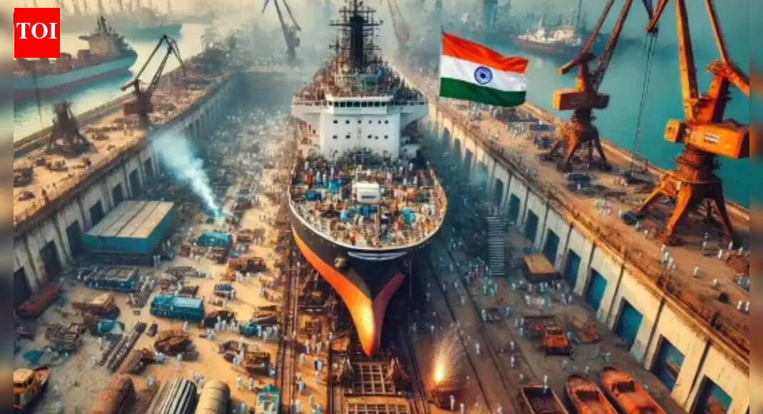 Government unveils Rs 44,700 cr shipbuilding push to boost domestic capacity | India News