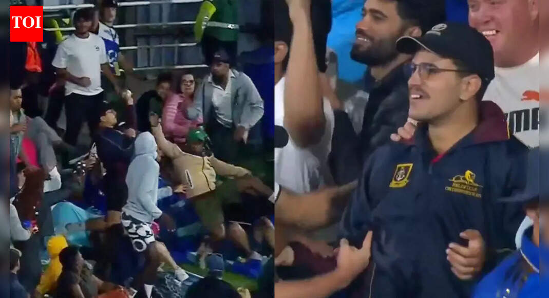 Rs 1.07 crore for a catch! Fan takes one-handed blinder, steals the show | WATCH | Cricket News