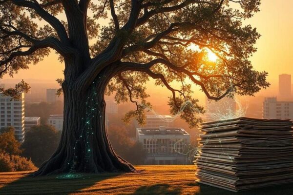 AI-generated image Red tape may be often associated with officialdom but for J&K’s paperless bureaucracy, green is the go-to colour this year-end as it has achieved the equivalent of “planting over 4.5 lakh trees or taking over 2,200 cars off the roads permanently”, according to a study.Released on Monday, the study by Shahid Iqbal Choudhary, secretary in J&K’s science and technology department, shows the govt’s move from paper files to digital systems has helped avoid more than 62,000 tonnes of carbon dioxide emissions.Digitisation has removed the need for over 20 million paper pages each year, saving thousands of trees and cutting pollution, says Choudhary’s study, published by Journal of Research in Environmental and Earth Sciences. The research provides a first-of-its-kind, scientifically grounded environmental impact evaluation of digital public administration in a fragile Himalayan ecosystem.The govt formally shifted from physical movement of files to e-office in 2021. Choudhary calls it a turning point in the region’s administrative history. “The environmental impact was massive — 10,294 tonnes of CO2 eliminated every year. The scale of what changed is hard to grasp until you see the numbers. Since 2021, this transition has avoided printing 405.7 million pages. Think about that. Hundreds of millions of paper sheets that never got manufactured, never got transported, never ended up in landfills. Tens of thousands of trees still standing,” Choudhary said.The science and technology secretary explained the changes further. “As of mid-2025, over 26,000 users in the civil secretariat and more than 31,000 at HoD levels actively use the e-Office platform, processing millions of files and receipts annually. The transition has replaced physical file transport and in-person correspondence with a digital ecosystem supported by secure networks, VPNs, and over 1.8 lakh official email addresses,” says the study.The research was based on data from 2018 to 2025, administrative records, transport logs and energy consumption patterns, all analysed using international methodologies. “Now, 114,826 officials process everything digitally. They’ve handled 3.75 million files and 34 million receipts without paper. It’s faster, more transparent, and dramatically better for the environment,” Choudhary said.According to the secretary, the changes mark a paradigm shift in “our thinking on climate action”. “We focus so much on big industrial changes. But govt operations themselves have a significant carbon footprint. When you digitise an entire administrative system, especially in ecologically sensitive mountain regions, the environmental gains are substantial and immediate.”Choudhary held up the efforts as a model for administrative systems across India, especially in hilly states. “The combination of difficult terrain, fragile ecosystems, and administrative needs makes digital governance not just efficient but environmentally essential,” he said.End of ArticleFollow Us On Social MediaVideos‘We Will Win In The End’: Kuldeep Sengar’s Daughter Speaks After SC order On Unnao Rape Sentence’No Amount Of Finger Pointing…’: India Slams Pakistan Over Comments On Minorities In India’Blown Up In A Car’: Woman Threatens Asim Munir In Bradford Rally, Pakistan Summons UK EnvoyTurn Chicken’s Neck Into Elephant: Sadhguru Flags Siliguri Corridor As Strategic Weak Link’Won’t Spare A Single Infiltrator’: Amit Shah’s Poll Promise In Assam, Slams Cong Over InfiltrationUnnao Rape Survivor Welcomes Supreme Court Order, Says Legal Fight To Continue Till Sengar Is HangedSupreme Court Stays Its Order On Aravalli Definition, Environment Minister Welcomes Move’Called Minor Matter, Refused FIR’: Tripura Student Angel Chakma’s Father Blasts Uttarakhand PoliceAustralia, US And UK Raise Alarm Over Fake Rabies Vaccine As India Pushes Back On ClaimsShashi Tharoor Slams Racial Attack and Murder of Tripura Student In Dehradun As ‘National Disgrace’123Photostories6 types of Dhoklas to try at home‘Bigg Boss’ 19 fame Tanya Mittal’s accessory game is LIT: From pearl choker to kundan necklacesBharti Singh and newborn son Kaju receive a grand welcome home as family decorates the house for ChristmasFrom Smriti Mandhana-Palash Muchhal to Celina Jaitly-Peter Haag: 7 celebrity break-ups and divorces that shocked fans in 20255 times OpenAI CEO Sam Altman showed that fatherhood comes first9 national parks in India that are best explored on footWould you drive on these dangerous and unusual highways?Winter Special: How to make Matar ki Kachori for dinnerTV stars who ruled the headlines in 2025: From Gaurav Khanna to Tejasswi Prakash20 New Year’s resolutions worth making for 2026123Hot PicksSilver price todayPAN-Aadhaar linkingCristiano RonaldoGold rate todayIncome Tax RefundIndian Railways fareBank Holidays DecemberTop TrendingMatt Hardy and Reby Sky Net WorthTravis KelcePatrick MahomesRobert Kraft & Gayle Benson Net WorthAjit PawarLebron JamesWWE Raw PreviewUnnao Rape CaseRajkumar BafnaNew York Yankees