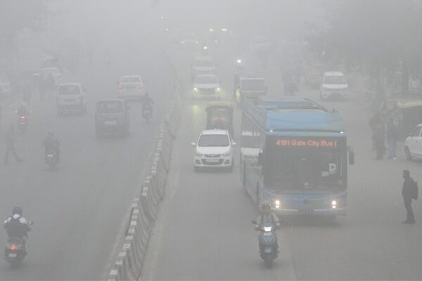 Delhi air pollution: At 390, city’s AQI in ‘very poor’ category