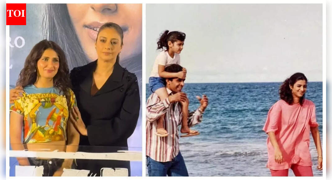 Tabu REUNITES with ‘Chachi 420’ co-star Fatima Sana Shaikh; reminds paparazzi ‘Ye meri beti bani thi’