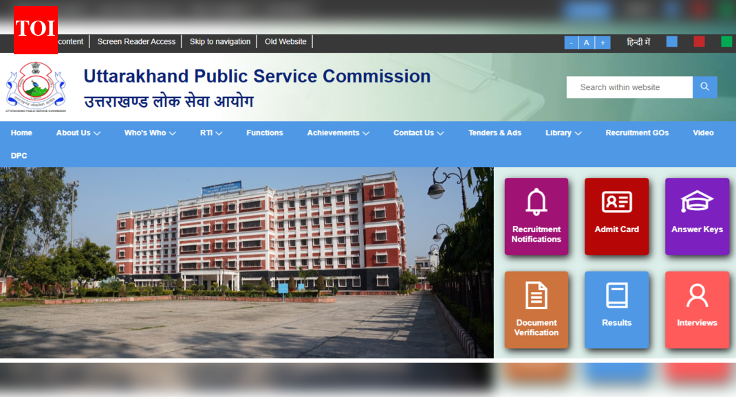 UKPSC recruitment 2026: Notification out for 808 Lecturer posts, application begins on December 31