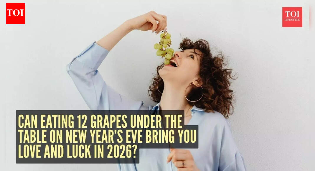 The 12 grapes ritual: Can eating 12 grapes under the table on New Year’s Eve bring you love and luck in 2026? |