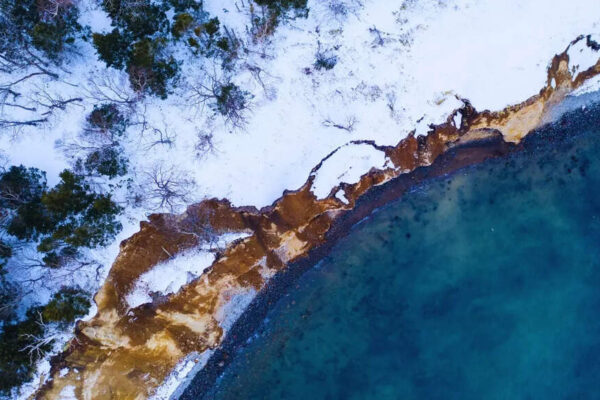 The only place on Earth where sand, snow and sea meet–can you guess?