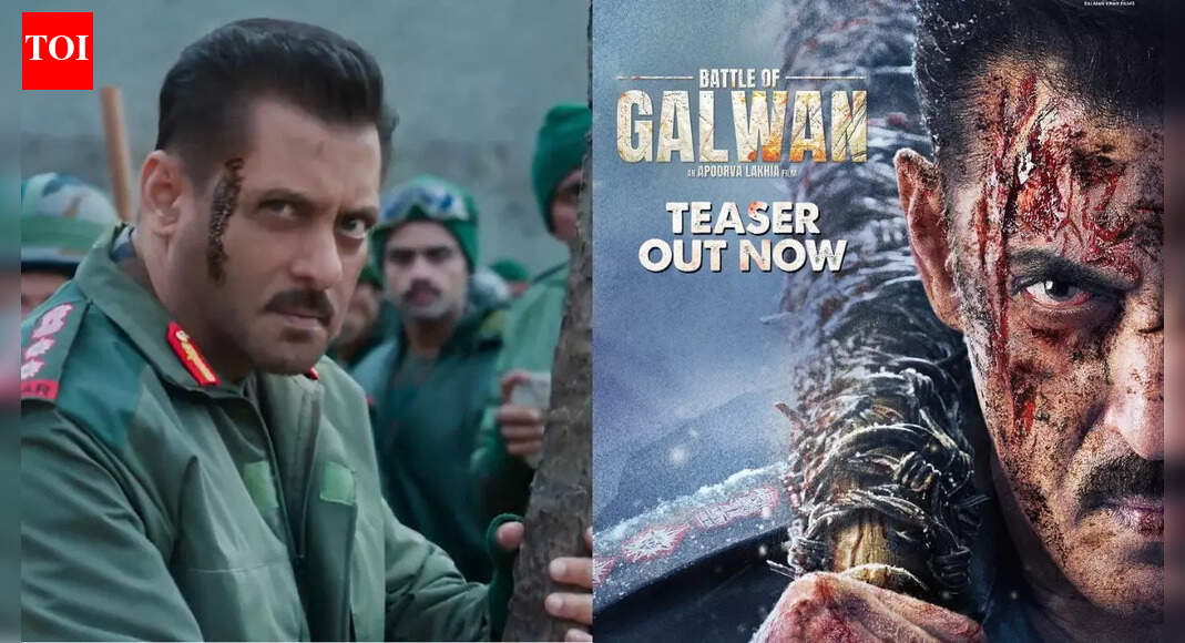 Salman Khan in ‘Battle of Galwan’ NEW DELHI: A teaser of Salman Khan-starrer Battle of Galwan, based on the clash between Indian and Chinese soldiers in Galwan Valley in 2020, has been racking up viewership in millions and has drawn critical commentary from Global Times, a Chinese Communist Party mouthpiece aimed largely at an international audience. The film, directed by Apoorva Lakhia, has Salman playing the role of Col Bikkumalla Santosh Babu, who laid down his life along with 19 other Indian soldiers while defending Indian territory in eastern Ladakh. The clash also left an unspecified number of Chinese soldiers dead. Col Babu was posthumously awarded India’s second-highest wartime gallantry honour, the Maha Vir Chakra. Global Times claimed the movie has sparked controversy for “distorting facts”. Referring to the 1.12-minute teaser, which has crossed over 20 million views in three days, it quoted a Chinese expert as saying Bollywood films offer an entertainment-driven, emotionally charged portrayal. It added that no amount of cinematic exaggeration could rewrite history or shake People’s Liberation Army’s determination to defend China’s sovereign territory. The teaser opens with a voice-over by Salman’s character saying, “Soldiers, remember, if you get wounded, treat it like a medal, and if you see death, salute it,” and shows Indian soldiers bracing for combat as Chinese troops run towards them. According to Army sources, Indian soldiers led by Col Babu regrouped quickly and launched a ferocious response during the high-altitude standoff there.End of ArticleFollow Us On Social MediaVideosJaishankar To Attend Khaleda Zia’s Funeral In Dhaka Amid Strained India-Bangladesh TiesDRDO Successfully Tests Pinaka Long-Range Guided Rocket In Odisha, To Be Inducted In Indian Army’UPSC Is Complete Waste Of Time’: PM’s Economic Advisor Sanjeev Sanyal On AI Era EducationHindu Guard Killed By Colleague In Bangladesh, Third Death In Days Raises Minority Safety Fears’Deeply Concerned’: PM Modi Reacts To Reports Of Attack On Putin’s House, Ukraine Responds“No Racial Angle”: SSP Rules Out Alleged Slurs in Angel Chakma KillingCongress’ Adhir Ranjan Chowdhury Flags Attacks on Migrant Workers to PM Modi’Will Rid Bengal Of Infiltrators’: Amit Shah Slams Mamata Banerjee’s 14-Year Rule, Sounds Poll BugleFrom Defence To Civil Skies: HAL’s Dhruv-NG Helicopter Takes Flight In India’s Aviation PushJapanese Tourist Harassed in Varanasi on Christmas, Netizens Slam ‘Mob Culture’123PhotostoriesTracing the arc from ‘Sanam Teri Kasam’ through ‘Taish’ to ‘Dange’, Harshvardhan Rane’s growing stature5 iconic New Year markets in the USA that keep the holiday magic alive for long!3 reasons to consume Papaya smoothie and the right way to make it as per AIIMS doctor10 types of Pasta dishes from around the world6 best indoor exercises for people who are planning to build muscle strength‘Dhurandhar’: Saumya Tandon aka Ulfat Hasin Baloch says, ‘Aditya Dhar was always on my wish list’ – Exclusive7 weekly routines common among people who live to 100Healthiest fruits of 2025: These 5 fruits are richest in key nutrientsWhich Hindu Idol You Should Bring Home On January 1, 2026From Osho to Swami Vivekananda – Real names of spiritual leaders123Hot PicksIndigo flight DisruptionsPAN-Aadhaar link statusKhaleda ZiaGold rate todayIncome Tax RefundBahrain Golden Visa 2025Bank Holidays DecemberTop TrendingErika KirkTravis KelceJoel EmbiidAlex Rodriguez and Jaclyn Cordeiro Net WorthStefon DiggsMagic Johnson vs Shaquille O Neal Net WorthPhiladelphia 76ers vs Memphis GrizzliesPopeyes Streaming BundlesJake Paul and Jutta Leerdam Net WorthSidney Crosby Lifestyle