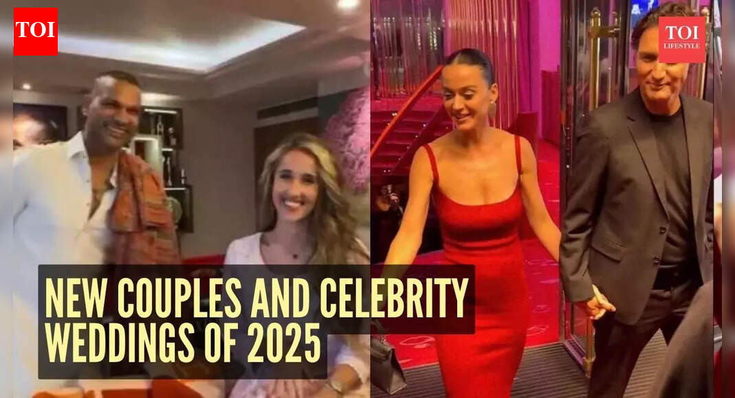 5 new unexpected couples and major celebrity weddings of 2025