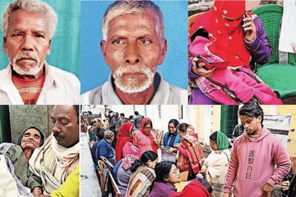 Bengal SIR: Durjan Majhi, who died by suicide hours before SIR hearing; Jamat Ali, who died at home after getting a hearing notice; a young mother at a hearing venue with her 3-month-old child; 90-year-old Muktibala Paramanik being brought to a hearing centre PURULIA/TAMLUK: Families of two elderly voters who died on Monday, after receiving hearing notices, have lodged police complaints against CEC Gyanesh Kumar and Bengal chief electoral officer Manoj Agarwal, holding them responsible for the deaths.  Deceased Purulia voter Durjan Majhi’s son Kanai alleged his father’s name was there on the physical 2002 Bengal SIR rolls but was missing from the 2002 SIR list uploaded on the EC website, resulting in a hearing notice being sent. The 82-year-old jumped before a moving train just hours before his scheduled SIR hearing. EC had in a notification on Dec 27 said 1.3 lakh such voters, whose names appear on the 2002 physical SIR roll but are not reflected on EC’s online database due to a technical glitch, will not have to appear for a hearing. Son of Jamat Ali Sekh, a 64-year-old Howrah resident who died on Monday shortly after receiving a hearing notice, alleged that the CEC and CEO misused their powers to put his father, a valid voter, under mental duress, causing his death. Reacting to this, an EC official said, “No FIR can be lodged against the CEC. The law is specific on this. A CEO too cannot be blamed for any criminal offence while discharging his duties. Any FIR drawn by police will have legal consequences.”  Meanwhile, on Tuesday, 75-year-old Bimal Shee, who was distraught after being sent a hearing notice, was found hanging in his house in East Midnapore.End of ArticleFollow Us On Social MediaVideosJaishankar To Attend Khaleda Zia’s Funeral In Dhaka Amid Strained India-Bangladesh TiesDRDO Successfully Tests Pinaka Long-Range Guided Rocket In Odisha, To Be Inducted In Indian Army’UPSC Is Complete Waste Of Time’: PM’s Economic Advisor Sanjeev Sanyal On AI Era EducationHindu Guard Killed By Colleague In Bangladesh, Third Death In Days Raises Minority Safety Fears’Deeply Concerned’: PM Modi Reacts To Reports Of Attack On Putin’s House, Ukraine Responds“No Racial Angle”: SSP Rules Out Alleged Slurs in Angel Chakma KillingCongress’ Adhir Ranjan Chowdhury Flags Attacks on Migrant Workers to PM Modi’Will Rid Bengal Of Infiltrators’: Amit Shah Slams Mamata Banerjee’s 14-Year Rule, Sounds Poll BugleFrom Defence To Civil Skies: HAL’s Dhruv-NG Helicopter Takes Flight In India’s Aviation PushJapanese Tourist Harassed in Varanasi on Christmas, Netizens Slam ‘Mob Culture’123Photostories5 new unexpected couples and major celebrity weddings of 2025Tracing the arc from ‘Sanam Teri Kasam’ through ‘Taish’ to ‘Dange’, Harshvardhan Rane’s growing stature5 iconic New Year markets in the USA that keep the holiday magic alive for long!3 reasons to consume Papaya smoothie and the right way to make it as per AIIMS doctor10 types of Pasta dishes from around the world6 best indoor exercises for people who are planning to build muscle strength‘Dhurandhar’: Saumya Tandon aka Ulfat Hasin Baloch says, ‘Aditya Dhar was always on my wish list’ – Exclusive7 weekly routines common among people who live to 100Healthiest fruits of 2025: These 5 fruits are richest in key nutrientsWhich Hindu Idol You Should Bring Home On January 1, 2026123Hot PicksIndigo flight DisruptionsPAN-Aadhaar link statusKhaleda ZiaGold rate todayIncome Tax RefundBahrain Golden Visa 2025Bank Holidays DecemberTop TrendingErika KirkTravis KelceJoel EmbiidAlex Rodriguez and Jaclyn Cordeiro Net WorthStefon DiggsMagic Johnson vs Shaquille O Neal Net WorthPhiladelphia 76ers vs Memphis GrizzliesPopeyes Streaming BundlesJake Paul and Jutta Leerdam Net WorthSidney Crosby Lifestyle