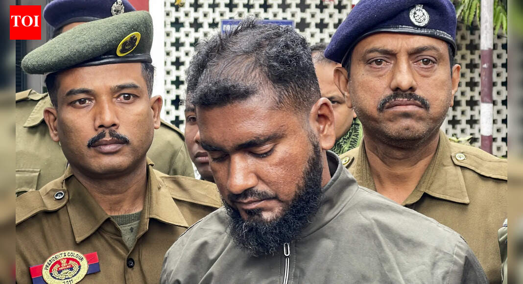 Agartala: Tripura Police, in a joint operation with Assam Police STF and central agencies, arrest suspected JMB offshoot member Jagir Miah from a border village, in Agartala. (PTI Photo) GUWAHATI: Assam police busted a module of Imam Mahmuder Kafila (IMK) with the arrest of 11 alleged operatives of the Bangladesh-based Jamaat-ul-Mujahideen Bangladesh (JMB) offshoot formed in 2018. Investigators said IMK expanded its base in the state after Bangladesh’s Aug 2024 regime change that led to the exit of former Prime Minister Sheikh Hasina. Of the 11 people held by Assam police’s Special Task Force (STF), 10 were picked up from Assam and one from Tripura in operations since late Monday night. CM Himanta Biswa Sarma acknowledged the threat from such modules. “Fundamentalists are definitely active in Assam. The issue will remain for long as Bangladesh is Assam’s neighbouring country,” Sarma said. STF chief and Guwahati police commissioner Partha Sarathi Mahanta said IMK used encrypted social media groups to radicalise and recruit youths in Assam and nearby states, spread propaganda, raise funds through hawala and UPI channels, and facilitate cross-border travel for training. “Probe revealed that following the regime change in Bangladesh in Aug 2024, top leaders of JMB, Ansarullah Bangla Team (ABT) and al-Qaida in the Indian Subcontinent (AQIS) issued directions to IMK leadership to activate and expand its Indian modules. Bangladeshi nationals Umar and Khalid were assigned to coordinate Assam-based activities. The head of the Assam cell is one Nasim Uddin alias Tamim of Barpeta Road in Barpeta district in Assam,” Mahanta said. Nasim Uddin was among those 11 arrested. Multiple charges under BNS, 2023 and Unlawful Activities (Prevention) Act (UAPA), 1967 were slapped on the suspects. Mahanta said IMK, banned in India, was formed by Jewel Mahmud alias Imam Mahmud Habibullah alias Sohail, described as a former JMB member who claims to be the amir (leader) of IMK and propagates the ideology of “Ghazwatul Hind (Battle against India)”. Mahanta said IMK propagated an ideology aligned with proscribed transnational jihadi organisations and operated through secure social media platforms. “One such social media group is ‘Purva Akash’, which functions as a principal communication and recruitment platform. People from Assam, Bengal and Tripura were being radicalised, recruited, financially mobilised. IMK disseminates extremist propaganda advocating violent jihad and the armed conquest of India.” Investigators found that some Assam-based IMK operatives had travelled to Bangladesh earlier this year on valid passports and visas for training and coordination, Mahanta further said.End of ArticleFollow Us On Social MediaVideosJaishankar To Attend Khaleda Zia’s Funeral In Dhaka Amid Strained India-Bangladesh TiesDRDO Successfully Tests Pinaka Long-Range Guided Rocket In Odisha, To Be Inducted In Indian Army’UPSC Is Complete Waste Of Time’: PM’s Economic Advisor Sanjeev Sanyal On AI Era EducationHindu Guard Killed By Colleague In Bangladesh, Third Death In Days Raises Minority Safety Fears’Deeply Concerned’: PM Modi Reacts To Reports Of Attack On Putin’s House, Ukraine Responds“No Racial Angle”: SSP Rules Out Alleged Slurs in Angel Chakma KillingCongress’ Adhir Ranjan Chowdhury Flags Attacks on Migrant Workers to PM Modi’Will Rid Bengal Of Infiltrators’: Amit Shah Slams Mamata Banerjee’s 14-Year Rule, Sounds Poll BugleFrom Defence To Civil Skies: HAL’s Dhruv-NG Helicopter Takes Flight In India’s Aviation PushJapanese Tourist Harassed in Varanasi on Christmas, Netizens Slam ‘Mob Culture’123Photostories5 new unexpected couples and major celebrity weddings of 2025Tracing the arc from ‘Sanam Teri Kasam’ through ‘Taish’ to ‘Dange’, Harshvardhan Rane’s growing stature5 iconic New Year markets in the USA that keep the holiday magic alive for long!3 reasons to consume Papaya smoothie and the right way to make it as per AIIMS doctor10 types of Pasta dishes from around the world6 best indoor exercises for people who are planning to build muscle strength‘Dhurandhar’: Saumya Tandon aka Ulfat Hasin Baloch says, ‘Aditya Dhar was always on my wish list’ – Exclusive7 weekly routines common among people who live to 100Healthiest fruits of 2025: These 5 fruits are richest in key nutrientsWhich Hindu Idol You Should Bring Home On January 1, 2026123Hot PicksIndigo flight DisruptionsPAN-Aadhaar link statusKhaleda ZiaGold rate todayIncome Tax RefundBahrain Golden Visa 2025Bank Holidays DecemberTop TrendingErika KirkTravis KelceJoel EmbiidAlex Rodriguez and Jaclyn Cordeiro Net WorthStefon DiggsMagic Johnson vs Shaquille O Neal Net WorthPhiladelphia 76ers vs Memphis GrizzliesPopeyes Streaming BundlesJake Paul and Jutta Leerdam Net WorthSidney Crosby Lifestyle