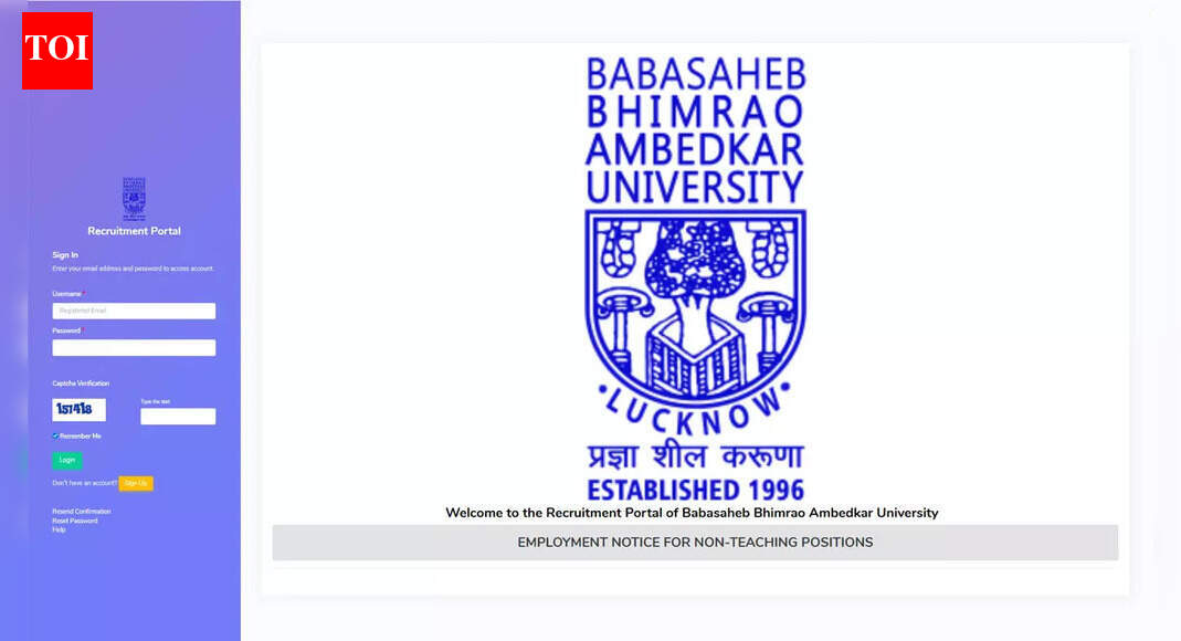 BBAU non-teaching recruitment 2025: Last date today to apply for LDC assistant and other posts