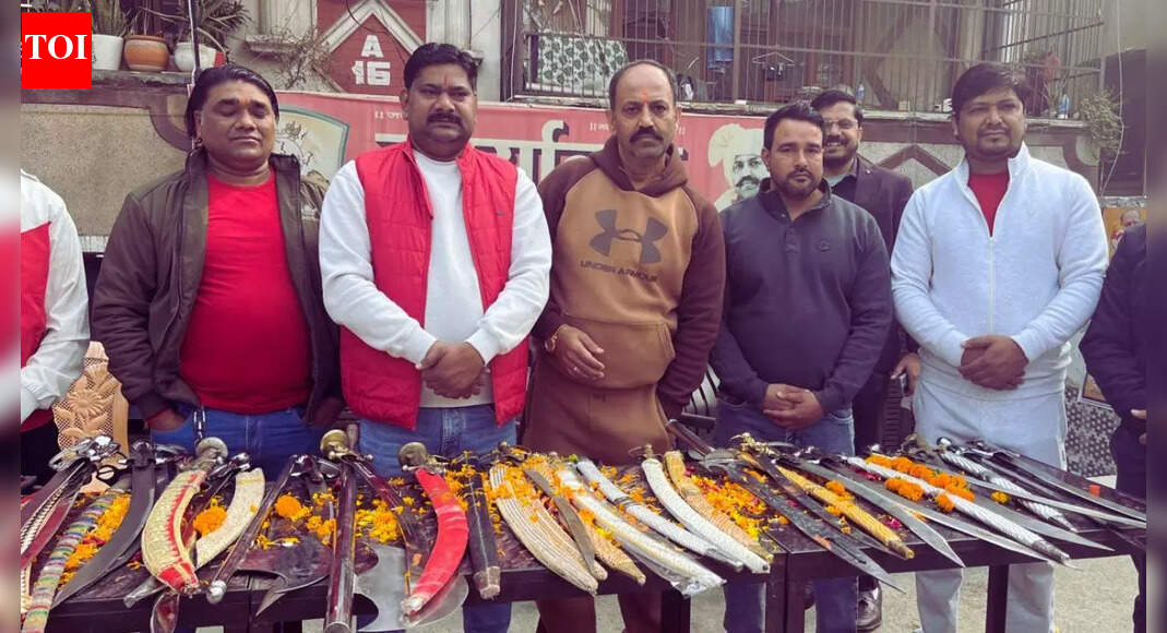 ‘What’s happening in Bangladesh can happen in India too’: Hindu Raksha Dal members hand out 250+ swords; 10 arrested in Ghaziabad