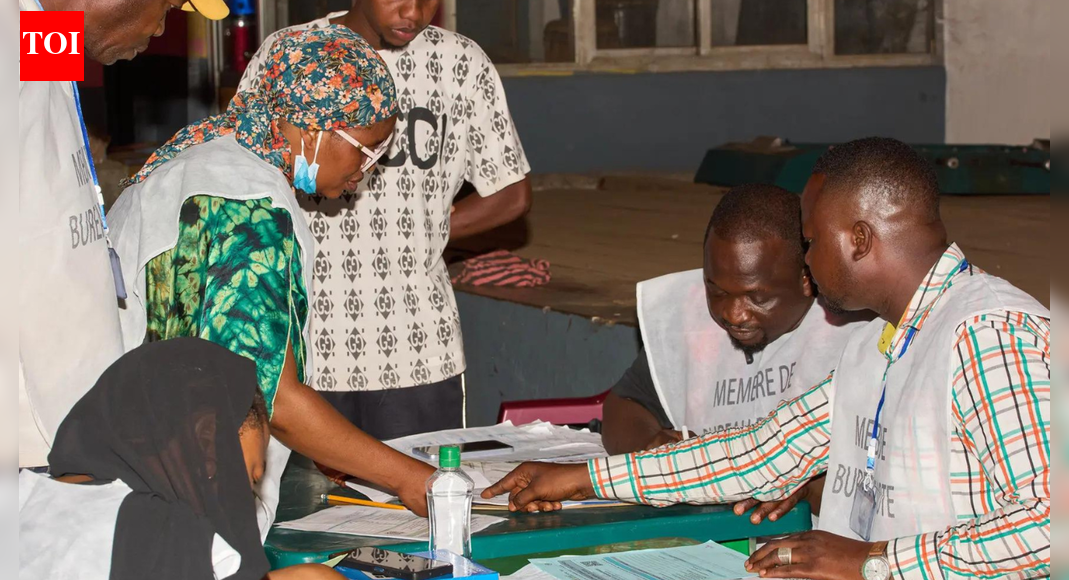 Junta leader is declared the winner of Guinea’s presidential election