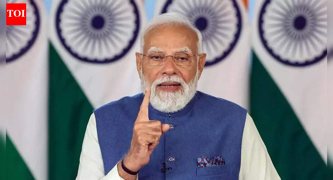 NEW DELHI: Prime Minister Narendra Modi on Thursday extended New Year greetings to the nation, praying “for peace, good health and happiness in society” as India welcomed the year 2026.Sharing a post on X, the PM posted, “Wishing everyone a wonderful 2026! May the year ahead bring good health and prosperity, with success in your efforts and fulfilment in all that you do.””Praying for peace and happiness in our society,” the prime minister added.In a separate post, PM Modi shared a video and noted, “Very warm wishes to all of you for 2026. We hope that this year brings new hopes, new resolutions, and a fresh sense of self-confidence for everyone. May it inspire all to move forward in life.”Earlier, President Droupadi Murmu also conveyed New Year greetings describing the occasion as a time of renewed energy and fresh beginnings. “May the year 2026 bring peace, happiness and prosperity into our lives and infuse new energy to build a stronger and more prosperous India,” she said.India welcomed the New Year with vibrant celebrations across the country on Thursday night, as cities lit up with fireworks, cultural programmes, live music and themed decorations. Large crowds gathered at public spaces to ring in 2026 with enthusiasm and cheer.About the AuthorTOI News DeskThe TOI News Desk comprises a dedicated and tireless team of journalists who operate around the clock to deliver the most current and comprehensive news and updates to the readers of The Times of India worldwide. With an unwavering commitment to excellence in journalism, our team is at the forefront of gathering, verifying, and presenting breaking news, in-depth analysis, and insightful reports on a wide range of topics. The TOI News Desk is your trusted source for staying informed and connected to the ever-evolving global landscape, ensuring that our readers are equipped with the latest developments that matter most.”Read MoreEnd of ArticleFollow Us On Social MediaVideosKhaleda Zia’s funeral: EAM Jaishankar Hands Over Modi’s Letter To BNP Chief Tarique Rahman In DhakaThrowback 25: Five Indian Weapons That Crushed Terror And Dominated Pakistan in Operation SindoorTerror, Tariffs, Polls: PM Modi’s Mic-Drop Moments That Set The Agenda In 2025Top Moments Of 2025 When Indian Diplomats Took On Pakistan, Tore Apart Lies & Hypocrisy At UNThrowback 2025: Five Big Moments When India Defied Pressure And Delivered Diplomatic MasterstrokesAyodhya Faced Conspiracies But Sanatan Prevailed, UP CM Yogi Adityanath Says At Ram Temple EventIndia’s Backyard In Flux: Nepal’s Gen Z Revolt To Pakistan’s Court Chaos Shakes South Asia In 2025Army Trains Village Defence Guards In J&K In Automatic Rifles, Self-Defence | WatchLeT Deputy Saifullah Kasuri Admits India Hit Terror Camps, Threatens Kashmir After Op Sindoor StrikeTwist in Osman Hadi Murder Case: Prime Accused Blames Jamaat From Dubai, Clears India’s Role123PhotostoriesMinimalist baby names for today’s parents8 objects used in homes that are the dirtiest and how to clean and disinfect them‘Paatal Lok’, ‘Panchayat’, ‘The Family Man’: How 2025 became the year Indian OTT finally learned to get franchises rightFrom boardrooms to weddings: 5 global luxury brands Indian men are wearing right nowWhat 2025 taught us about health: The biggest lessons of the year10 best New Year traditions to celebrate the start of 2026Food poisoning vs. gastrointestinal infection: What’s the difference?10 South Indian breads that are so soulfulWalking through 2025: The year we put our best foot forwardSkip the crowds in 2026: 10 offbeat destinations in India for New Year travel123Hot PicksSaudi Strike YemenPAN-Aadhaar link statusBank holiday New YearGold rate todayIncome Tax RefundBahrain Golden Visa 2025Bank Holidays DecemberTop TrendingJustin Thomas Net WorthWWE Star Nikki BellaCardi BCeeDee Lamb Luxury Car CollectionStefon DiggsCaitlin ClarkTom BradyMicah Parsons vs CeeDee Lamb Net WorthNHL Injury UpdateVanessa Bryant