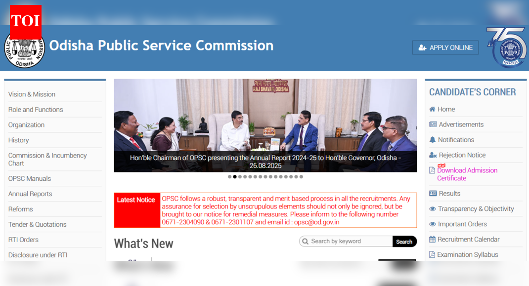 OPSC AAO recruitment 2026 notification released: Apply online from January 10, details here