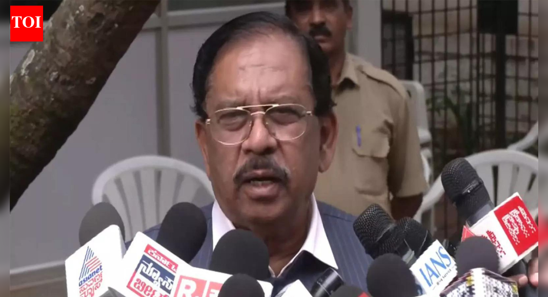 G Parameshwara (ANI image)  BENGALURU: Karnataka home minister G Parameshwara on Thursday said that any decision on the state’s Chief Ministership rests solely with the Congress high command, even as speculation and internal party dynamics continue to fuel debate over a possible leadership change.Speaking to the media in Bengaluru, Parameshwara clarified that he has neither formed any group nor issued instructions to supporters demanding that he be made the next chief minister. “There is no ‘my team’. Some people, friends or well-wishers, may express their views on their own. Even when I visit districts, some people say such things. It is their interest, but ultimately, the high command will make a decision,” he said. Siddaramaiah, DK Shivakumar Project Unity After High-Stakes Karnataka Meet Amid Rumours Of Cong Rift The home minister’s remarks come amid an alleged ongoing power tussle within the Karnataka Congress, with the chief ministership emerging as a contentious issue after the government reached its halfway mark. Chief minister Siddaramaiah, deputy chief minister DK Shivakumar, and home minister G Parameshwara are seen as key figures in the unfolding political churn.Earlier, Parameshwara extended New Year 2026 greetings to the people of Karnataka on behalf of himself and the state police department. “I pray to the Almighty to grant everyone a successful life, particularly the younger generation. As home minister, I will strive to ensure that Karnataka remains peaceful, maintains law and order, and serves as an example for other states,” he said.Reviewing security arrangements for New Year celebrations, particularly in Bengaluru, the home minister said the task was challenging but well-planned. “We deployed nearly 20,000 police personnel. I personally sat in the command centre, monitored the situation and issued instructions wherever large gatherings were reported. I am very happy that the celebrations were peaceful and people welcomed the New Year safely,” he said.On administrative matters, Parameshwara said the state government had cleared long-pending promotions in the police department. “We have completed more than 30 promotions, including officers moving from SP to DIG and from DIG to IG ranks,” he noted.The home minister also welcomed the Centre’s decision to allocate Rs 352 crores for police modernisation, calling it a significant development. “We have been requesting the Government of India for modernisation funds for a long time, and for the first time, we have received around Rs 350 crore,” he said.Senior police officials met Parameshwara at his residence in Bengaluru earlier in the day to review law and order and security preparedness.End of ArticleFollow Us On Social MediaVideos’India Belongs To Everyone’: RSS Chief Mohan Bhagwat After Tripura Student Dies In Racial AttackIndia’s Silent Warriors On Kartavya Path Bring Army’s Battle-Tested Animals To Republic Day ParadeMidnight To Morning: How India Rang In 2026 With Fireworks Prayers Music And Mass CelebrationsKhaleda Zia’s funeral: EAM Jaishankar Hands Over Modi’s Letter To BNP Chief Tarique Rahman In DhakaThrowback 25: Five Indian Weapons That Crushed Terror And Dominated Pakistan in Operation SindoorTerror, Tariffs, Polls: PM Modi’s Mic-Drop Moments That Set The Agenda In 2025Top Moments Of 2025 When Indian Diplomats Took On Pakistan, Tore Apart Lies & Hypocrisy At UNThrowback 2025: Five Big Moments When India Defied Pressure And Delivered Diplomatic MasterstrokesAyodhya Faced Conspiracies But Sanatan Prevailed, UP CM Yogi Adityanath Says At Ram Temple EventIndia’s Backyard In Flux: Nepal’s Gen Z Revolt To Pakistan’s Court Chaos Shakes South Asia In 2025123Photostories3 desi seeds that beat expensive serums for hair shine (and how to use them)TV celebrities wishes for a Happy New Year: From Hina Khan to Pranit More, Ashnoor Kaur, and more7 oldest restaurants in india that still serve history on a plate10 signs you are raising an intelligent childPartied hard for the New Year 2026? 5 fruits that may help with hangoversWhat kids hear vs What parents mean: Fixing everyday communication gapsFrom the India to Britain: World welcomes the New Year 2026 — see picsMinimalist baby names for today’s parents8 objects used in homes that are the dirtiest and how to clean and disinfect them‘Paatal Lok’, ‘Panchayat’, ‘The Family Man’: How 2025 became the year Indian OTT finally learned to get franchises right123Hot PicksSaudi Strike YemenPAN-Aadhaar link statusBank holiday New YearGold rate todayIncome Tax RefundBahrain Golden Visa 2025Bank Holidays DecemberTop TrendingJustin Thomas Net WorthWWE Star Nikki BellaCardi BCeeDee Lamb Luxury Car CollectionStefon DiggsCaitlin ClarkTom BradyMicah Parsons vs CeeDee Lamb Net WorthNHL Injury UpdateVanessa Bryant