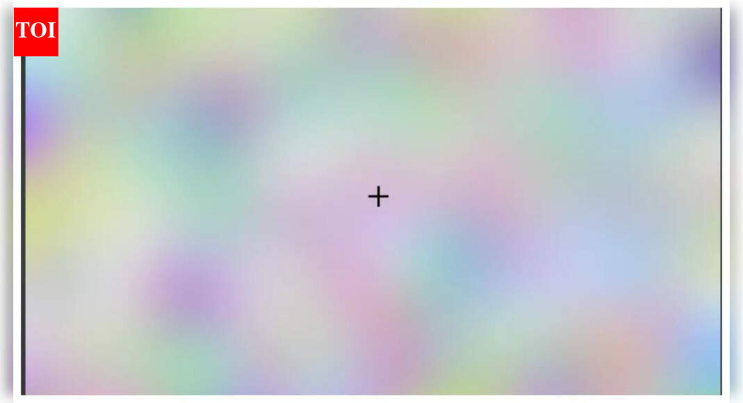 Optical illusion: Stare at this cross for a few seconds, and what happens next will surprise you!