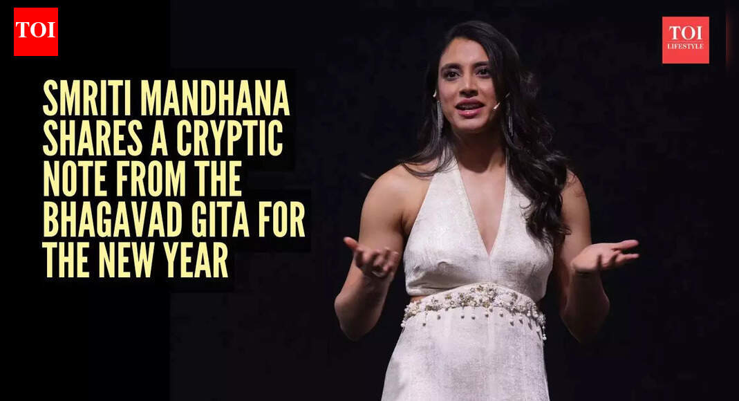 “Before… everything falls apart”: Smriti Mandhana shares a cryptic note from the Bhagavad Gita for the New Year