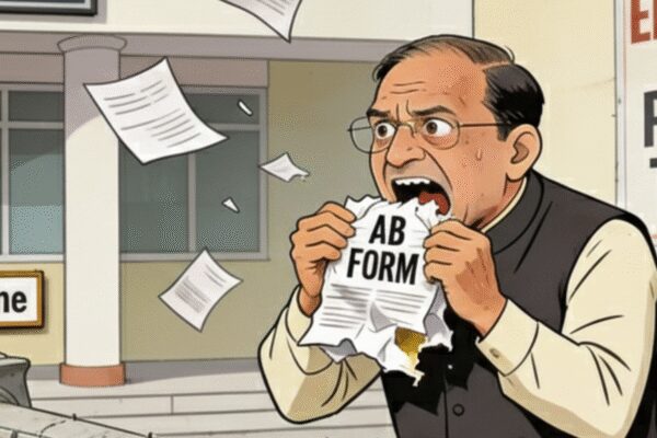 Maharashtra civic polls: Pune Shiva Sena aspirant swallows ‘A & B form’ of fellow party candidate; booked