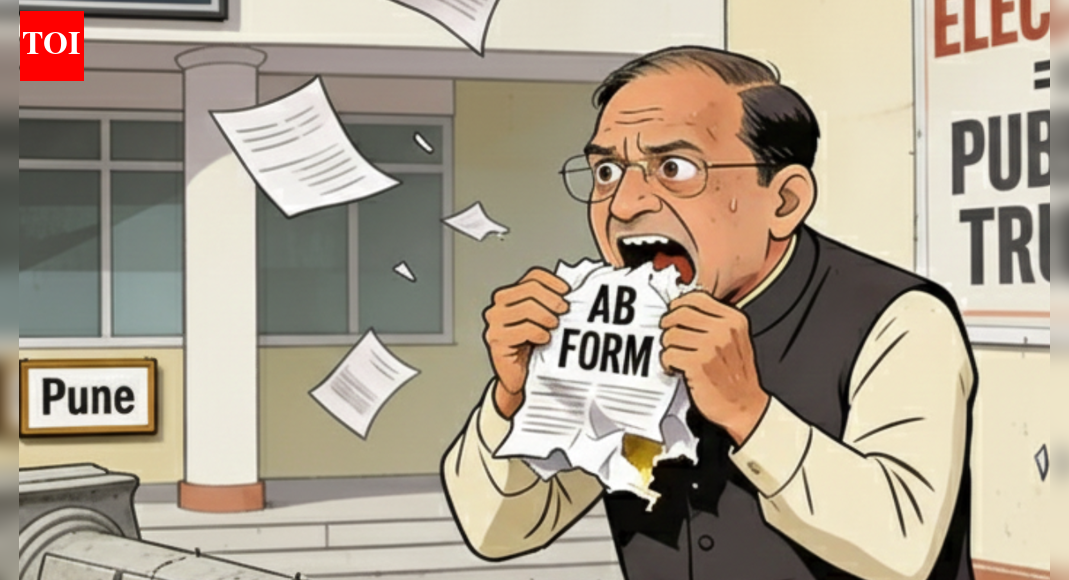 Maharashtra civic polls: Pune Shiva Sena aspirant swallows ‘A & B form’ of fellow party candidate; booked