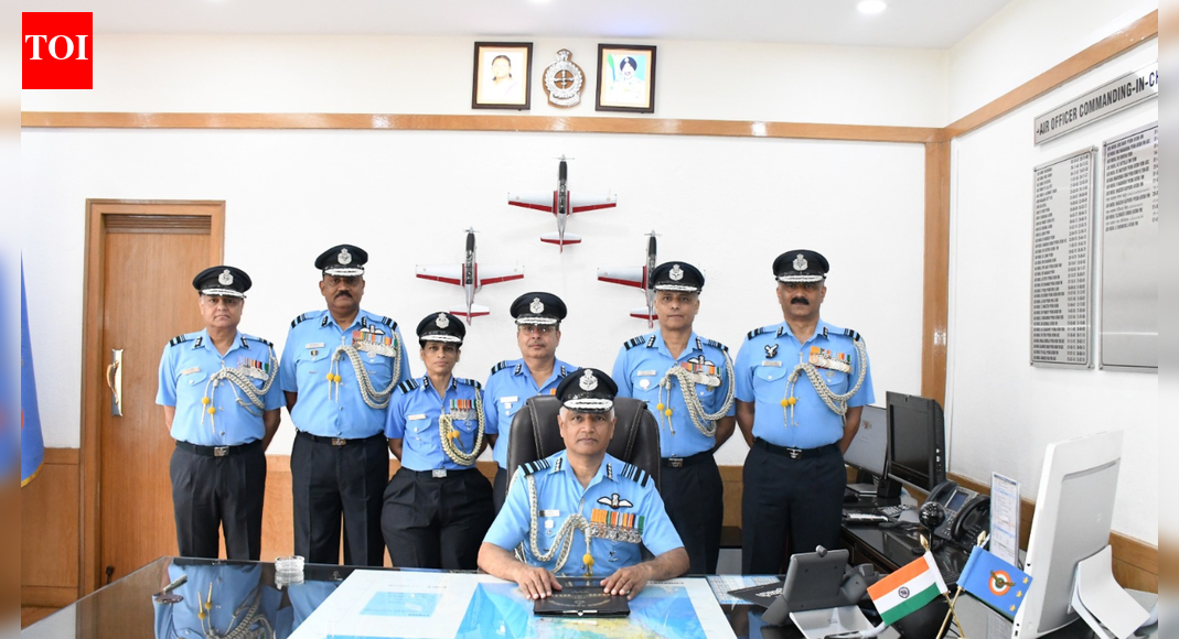 BENGALURU: Air Marshal Seethepalli Shrinivas Thursday assumed charge as Air Officer Commanding-in-Chief (AOC-in-C) of the IAF Training Command headquartered in Bengaluru. After taking over, he paid homage to fallen personnel by laying a wreath at the Training Command War Memorial.An alumnus of the National Defence Academy, Shrinivas was commissioned into the fighter stream of the IAF on June 13, 1987. A Category A qualified flying instructor, he has more than 4,200 hours of flying experience on a wide range of aircraft, including the MiG-21, Iskra, Kiran, PC-7 Mk II, HPT-32 and microlight aircraft. He is also qualified as a second pilot on the Chetak and Cheetah helicopters and is a categorised operations officer on the Pechora missile system.During a career spanning nearly four decades, he has held several key command and staff appointments. These include Commandant of the Air Force Academy, Air Officer Commanding of a frontline fighter base on the western border, and of a premier flying training base. He has also served as Air Officer Commanding, Advance Headquarters Western Air Command at Jaipur, Commanding Officer of the Flying Instructors’ School, Commandant of the Institute of Aerospace Safety, and Commanding Officer of the Basic Flying Training School.His staff roles have included Assistant Chief of the Air Staff (Personnel Officers), Chief Instructor (Flying) at the Air Force Academy, operational staff at Headquarters Central Air Command, and directing staff at the College of Air Warfare. Prior to his present appointment, he served as Senior Air Staff Officer at Headquarters South Western Air Command.Air Marshal Shrinivas is a graduate of the National Defence College, College of Defence Management and Defence Services Staff College. His academic qualifications include an MPhil in Defence and Strategic Studies, a Master of Management Studies and an MSc in Defence and Strategic Studies.He was awarded the Vishisht Seva Medal in 2017 and the Ati Vishisht Seva Medal in 2024 in recognition of his service.About the AuthorChethan KumarChethan Kumar is a Senior Assistant Editor with the Times of India. Aside from specialising in Space & Science, he has reported extensively on varied topics, with special focus on defence, policy and data stories. He has covered multiple elections, too. As a young democracy grows out of adolescence, Chethan feels, there are reels of tales emerging which need to be captured. To do this, he alternates between the mundane goings-on of the Common Man and the wonder-filled worlds of scientists and scamsters, politicians and soldiers. In a career spanning nearly 18 years, he has reported from multiple datelines — Houston, Florida, Kochi, Hyderabad, Chennai, Sriharikota (AP), NH-1 (J&K Highway), New Delhi, Ahmedabad, Raichur, Bhatkal, Mysuru, Chamarajanagar, to name a few —  but is based out of Bengaluru, India’s science capital that also hosts the ISRO HQ.Read MoreEnd of ArticleFollow Us On Social MediaVideos‘Vote Theft In Bengal’: TMC MP Abhishek Banerjee Slams ECI Over SIR, BJP Fires Back180 Kmph While You Sleep! India’s Latest Vande Bharat Sleeper Marks New Era. Check Fares, FeaturesBJP Leader Attacks Shah Rukh Khan Over KKR’s Bangladeshi Cricketer Amid Hindu Lynching in BangladeshRajnath Singh Links Lord Ram’s Ethics To Operation Sindoor, Says India Fought Terror With DignityCleanliness Crown Cracks As Indore Loses 13 Lives To Poisoned Water And Administrative Lapses’India Belongs To Everyone’: RSS Chief Mohan Bhagwat After Tripura Student Dies In Racial AttackIndia’s Silent Warriors On Kartavya Path Bring Army’s Battle-Tested Animals To Republic Day ParadeMidnight To Morning: How India Rang In 2026 With Fireworks Prayers Music And Mass CelebrationsKhaleda Zia’s funeral: EAM Jaishankar Hands Over Modi’s Letter To BNP Chief Tarique Rahman In DhakaThrowback 25: Five Indian Weapons That Crushed Terror And Dominated Pakistan in Operation Sindoor123PhotostoriesHow to make Hara Bhara Kebab for evening snackingTV celebs like Ashnoor Kaur, Hina Khan are welcoming 2026 with open arms in unique ways; here’s how – See Inside8 powerful life lessons from Joseph Murphy’s “The Power of Your Subconscious Mind”Asrani birth anniversary: Lesser known facts about the late and legendary ‘Ikkis’ and ‘Sholay’ actorBengaluru’s Bottleneck Breaker: Hebbal’s New Flyover Ramp That Promises Smoother Drives5 unbelievable predictions by Leonardo da Vinci ahead of his timeBengaluru’s Next Big Bypass: Twin Tunnel–Flyover Plan Set To Reshape Ballari Road10 powerful foods that naturally cut down cholesterol3 detox drinks to cleanse the system after New Year celebrations3 desi seeds that beat expensive serums for hair shine (and how to use them)123Hot PicksSaudi Strike YemenPAN-Aadhaar link statusBank holiday New YearGold rate todayIncome Tax RefundBahrain Golden Visa 2025Bank Holidays DecemberTop TrendingJustin Thomas Net WorthWWE Star Nikki BellaCardi BCeeDee Lamb Luxury Car CollectionStefon DiggsCaitlin ClarkTom BradyMicah Parsons vs CeeDee Lamb Net WorthNHL Injury UpdateVanessa Bryant