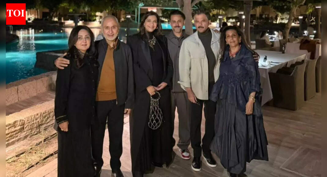 Anil Kapoor’s New Year 2026 post gives fans first glimpse of pregnant Sonam Kapoor Ahuja | Hindi Movie News