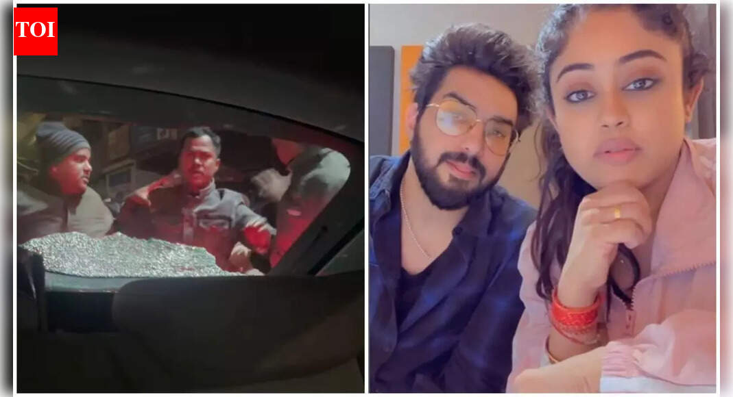 Sachet–Parampara’s car windshield smashed after New Year’s Eve concert in West Bengal; video shows chaotic scenes