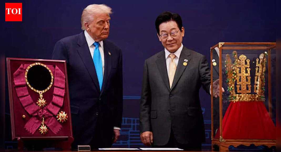 0 million jet to samurai helmet: All the gifts Trump received in 2025