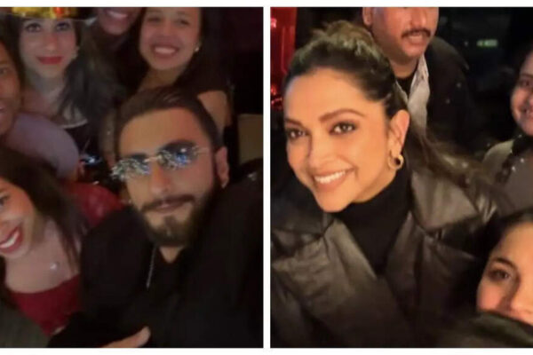 Ranveer Singh and Deepika Padukone ring in New Year 2026 with fans; pose for selfies in NYC