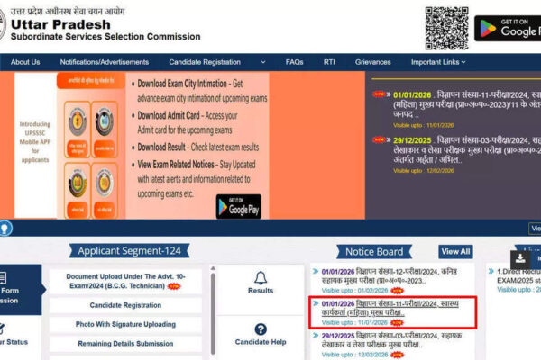 UPSSSC ANM Recruitment 2026: Main exam date released for 5272 female health worker posts; check official notice here