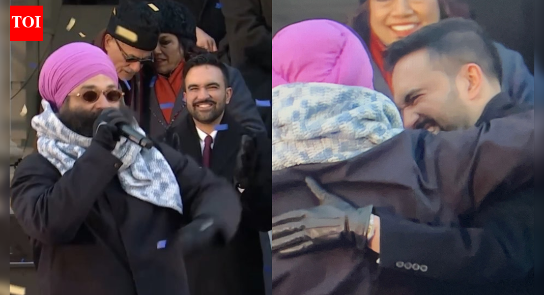 ‘New York vich munda renda’: Zohran Mamdani grooves to Punjabi beats at mayoral oath ceremony – Watch | World News