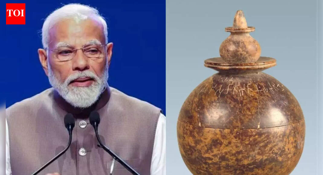 PM Modi, Inscribed relic casket from Piprahwa (Picture- Ministry of culture) NEW DELHI: Prime Minister Narendra Modi on Friday said he will inaugurate the Grand International Exposition of Sacred Piprahwa Relics in Delhi on Saturday, calling it a special moment for those who care about India’s history, culture and the teachings of Bhagwan Buddha.In a post on X, PM Modi said, “Tomorrow, 3rd January, is a very special day for those passionate about history, culture and the ideals of Bhagwan Buddha. At 11 AM, the Grand International Exposition of Sacred Piprahwa Relics related to Bhagwan Buddha, ‘The Light & the Lotus: Relics of the Awakened One’, will be inaugurated at Rai Pithora Cultural Complex in Delhi.”The Prime Minister said the exposition brings together the Piprahwa relics that were repatriated after more than a century, along with authentic relics and archaeological material preserved at the National Museum in New Delhi and the Indian Museum in Kolkata. He further described the event as part of the government’s effort to popularise the teachings of Bhagwan Buddha and strengthen the connection between young people and India’s cultural roots. PM Modi also thanked those involved in bringing the relics back to India.What are Piprahwa relics The Piprahwa relics were discovered in 1898 and are considered among the earliest and most important archaeological finds linked directly to Bhagwan Buddha. Archaeological evidence connects the Piprahwa site to ancient Kapilavastu, widely believed to be the place where Buddha spent his early life before renouncing worldly life.Officials say the exposition brings the repatriated relics together with national collections for the first time. It highlights India’s long civilisational link with Buddhism and the continuing relevance of Buddha’s teachings.The exhibition is organised around several themes, with a central interpretive model inspired by the Sanchi Stupa. Other sections focus on the life of Buddha, the rediscovery of Piprahwa, the spread of Buddhist art beyond India, and the ongoing efforts to repatriate cultural artefacts.To exposition includes films, digital reconstructions, projections and multimedia displays that trace the journey of the relics and their wider cultural meaning.About the AuthorTOI News DeskThe TOI News Desk comprises a dedicated and tireless team of journalists who operate around the clock to deliver the most current and comprehensive news and updates to the readers of The Times of India worldwide. With an unwavering commitment to excellence in journalism, our team is at the forefront of gathering, verifying, and presenting breaking news, in-depth analysis, and insightful reports on a wide range of topics. The TOI News Desk is your trusted source for staying informed and connected to the ever-evolving global landscape, ensuring that our readers are equipped with the latest developments that matter most.”Read MoreEnd of ArticleFollow Us On Social MediaVideosUS Lawmaker Raja Krishnamoorthi Condemns Violence Against Hindus In Bangladesh Urges Global Action UpOpen Letter From Pakistan Backs India As Baloch Leader Signals Diplomatic Break With Islamabad’Bad Neighbours Who Persist With Terror’: Jaishankar Warns Pakistan, Hopes Improved Bangladesh TiesBangladesh Jamaat Signals Unity Rule With BNP Ahead Of Polls, Pushes Back On India Meeting ClaimsAfter Indus Treaty Setback India Clears Chenab Hydropower Project Triggering Fresh Panic In PakistanAnother Hindu Targeted In Bangladesh, Wife Alleges Trader Hacked And Burned Alive On Road HomeCongress Leader Nana Patole’s ‘Rahul Like Ram’ Remark Sparks Row; BJP Hits BackWest Bengal SIR Brings Home A Man Presumed Dead For 28 Years In UP’s MuzaffarnagarIndia And Pakistan Exchange List Of Nuclear Installations Under 1988 Agreement‘Vote Theft In Bengal’: TMC MP Abhishek Banerjee Slams ECI Over SIR, BJP Fires Back123PhotostoriesChef Sanjeev Kapoor shares deliciously healthy menu to follow in New Year5 stunning national parks to explore without fear of venomous snakes10 ancient languages still in use across the World6 ankle strengthening exercises to improve balance and prevent sprainsWhich Mantra will help you release your inner fear; based on your birth dateWhich country is home to the world’s most poisonous Golden Dart Frog? Why you should know this7 times Prince George proved he’s a future King in the makingNeurologist shares 3 new year resolutions for better brain health in 20266 foods items which have been given a GI tag in 20252026, the ‘Year of the Sun’: 6 powerful Sun temples to visit in India123Hot PicksPremarital Test OmanVande Bharat Sleeper TrainJanuary Bank holidayGold rate todayIncome Tax RefundBahrain Golden Visa 2025Bank Holidays DecemberTop TrendingJustin Thomas Net WorthWWE Star Nikki BellaCardi BCeeDee Lamb Luxury Car CollectionStefon DiggsCaitlin ClarkTom BradyMicah Parsons vs CeeDee Lamb Net WorthNHL Injury UpdateVanessa Bryant