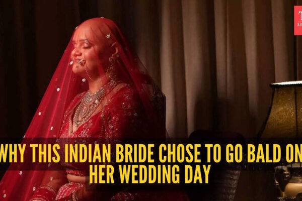 An Indian bride’s bald wedding look is sparking a powerful beauty conversation