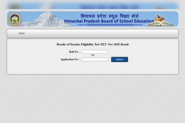 HP TET 2025 November results declared at hpbose.org: Direct link, qualifying details here