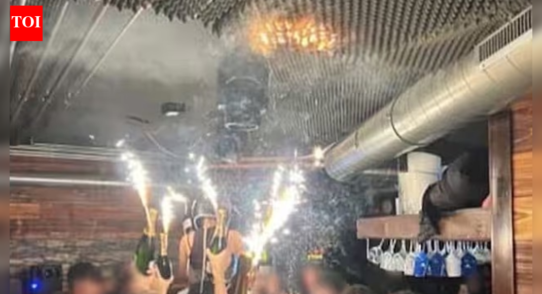 Swiss bar tragedy: New photos show moment blaze erupted; sparklers put on champagne bottles
