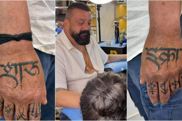 Sanjay Dutt gets inked this New Year 2026: Tattoos twins Shahraan and Iqra’s names
