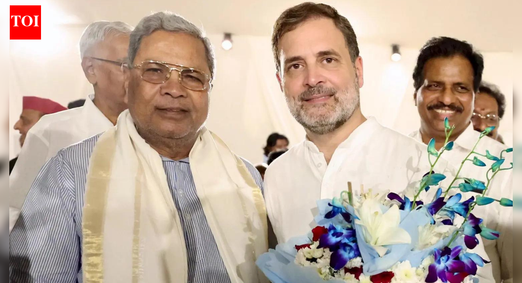 File photo: Karnataka CM Siddaramaiah with Congress MP Rahul Gandhi (Picture credit: PTI) NEW DELHI: Karnataka chief minister Siddaramaiah on Friday came out strongly in defence of Congress leader Rahul Gandhi, accusing sections of the media and the BJP of misrepresenting an Election Commission-linked survey to undermine allegations of voter list manipulation.In a detailed post on X, the chief minister said an administrative survey conducted earlier this year was being selectively cited to suggest that concerns raised by Rahul Gandhi over electoral malpractice had been “disproved”, a claim he described as an attempt to ‘manufacture a misleading narrative’. Siddaramaiah, DK Shivakumar Project Unity After High-Stakes Karnataka Meet Amid Rumours Of Cong Rift Siddaramaiah said the survey in question was not a political or opinion poll but an end-line evaluation carried out under the Systematic Voters’ Education and Electoral Participation (SVEEP) programme.Conducted in May 2025, the exercise was meant to assess voter awareness efforts, not to validate the integrity of elections or respond to allegations that surfaced months later. “An awareness survey cannot be twisted into a certificate of electoral integrity,” he wrote.He also pointed to the timing of the exercise, noting that Rahul Gandhi raised allegations of organised voter list manipulation, which the Congress has described as “Vote Chori”, only in August 2025. Using data collected before those allegations emerged to counter later claims was not fact-checking, he said, but a distortion of facts.The chief minister questioned the statistical weight being given to the findings, highlighting that the survey covered 5,100 respondents in a state with over 5.3 crore adult voters. That, he said, amounted to less than 0.01% of the electorate. “In constituencies like Bengaluru Central, where allegations of voter list manipulation are most acute, the respondent count runs into mere double digits. Projecting this as the definitive “people’s verdict” is statistically indefensible,” he wrote.Siddaramaiah further alleged a conflict of interest, stating that the survey was conducted by an NGO called GRAAM, founded by Dr R Balasubramaniam, who currently holds a Union government-appointed position and authored a book praising Prime Minister Narendra Modi in 2024.He said this aspect had been ignored in much of the reporting.The chief minister also rejected claims that Rahul Gandhi was questioning democracy or the electoral process itself. He said the Congress leader had sought transparency on issues such as access to voter rolls, safeguards against surveillance, scrutiny of EVMs and the independence of the Election Commissioner appointment process, questions which he said remain unanswered.Referring to criminal investigations in Karnataka, Siddaramaiah cited the Aland case, where a police Special Investigation Team filed a 22,000-page chargesheet naming seven accused, including a former BJP MLA, for allegedly attempting to illegally delete nearly 6,000 genuine voters using OTP bypass technology. He said the probe was pursued by the Congress government despite winning the seat and led to systemic changes by the Election Commission.The controversy erupted after the BJP cited findings from a survey conducted across Karnataka to claim that a majority of respondents trust EVMs and believe elections in India are conducted freely and fairly. BJP spokesperson Shehzad Poonawalla said Rahul Gandhi gets a “reality check” every time he raises questions after electoral defeats.Congress leaders have since questioned the credibility of the survey. As quoted by news agency ANI, Priyank Kharge and Supriya Shrinate flagged concerns over the timing, sample size and neutrality of the agency that conducted the exercise, arguing that it cannot be used to dismiss allegations backed by criminal investigations.Siddaramaiah concluded that a limited, pre-event administrative survey cannot override evidence, chargesheets or unresolved questions, calling it unfortunate that these facts were ignored in favour of what he termed a distorted narrative.About the AuthorTOI News DeskThe TOI News Desk comprises a dedicated and tireless team of journalists who operate around the clock to deliver the most current and comprehensive news and updates to the readers of The Times of India worldwide. With an unwavering commitment to excellence in journalism, our team is at the forefront of gathering, verifying, and presenting breaking news, in-depth analysis, and insightful reports on a wide range of topics. The TOI News Desk is your trusted source for staying informed and connected to the ever-evolving global landscape, ensuring that our readers are equipped with the latest developments that matter most.”Read MoreEnd of ArticleFollow Us On Social MediaVideosNot All Are Illiterate: Rajnath Singh Cites Red Fort Blast, Flags Educated, White Collar Terrorists’Arunachal Pradesh Is And Will Always Be…’ Jaishankar Warns China, Blasts Harassment Of IndiansBullet Train Gets August 15, 2027 India Launch Date, Minister Shares Details On Tunnel BreakthroughCleanest City Hit By Water Contamination As Lab Links Indore Diarrhoea Outbreak To Pipeline LeakUS Lawmaker Raja Krishnamoorthi Condemns Violence Against Hindus In Bangladesh Urges Global Action UpOpen Letter From Pakistan Backs India As Baloch Leader Signals Diplomatic Break With Islamabad’Bad Neighbours Who Persist With Terror’: Jaishankar Warns Pakistan, Hopes Improved Bangladesh TiesBangladesh Jamaat Signals Unity Rule With BNP Ahead Of Polls, Pushes Back On India Meeting ClaimsAfter Indus Treaty Setback India Clears Chenab Hydropower Project Triggering Fresh Panic In PakistanAnother Hindu Targeted In Bangladesh, Wife Alleges Trader Hacked And Burned Alive On Road Home123Photostories10 oldest trees in the world that are still living and where can they be foundBest mushroom varieties for vitamin D and how to cook themBlue Turmeric: What makes it different and its lesser-known benefitsWhich Numbers Will Be Lucky for You in 2026? Find Out by Birth NumberHealth alert: 5 warning signs on nails you should not ignore8 life lessons from “You Can Heal Your Life” by Louise HayDust allergy making you sneeze non-stop? Here’s how to turn your home into a dust-repellent zone10 most densely populated cities in the world: This Indian city is no surpriseWinter Special: How to make Carrot Tomato Soup at homeFull Moon 2026: Cosmic Guidance For Every Zodiac Sign123Hot PicksPremarital Test OmanVande Bharat Sleeper TrainJanuary Bank holidayGold rate todayIncome Tax RefundBahrain Golden Visa 2025Bank Holidays DecemberTop TrendingJustin Thomas Net WorthWWE Star Nikki BellaCardi BCeeDee Lamb Luxury Car CollectionStefon DiggsCaitlin ClarkTom BradyMicah Parsons vs CeeDee Lamb Net WorthNHL Injury UpdateVanessa Bryant