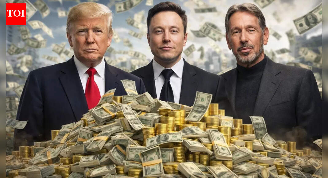 Larry Ellison, Elon Musk, Donald Trump & more: How world’s richest 500 people added a whopping .2 trillion to their wealth in 2025