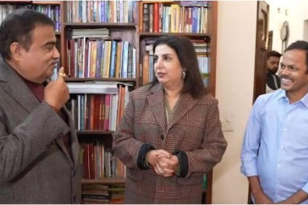 Farah Khan’s cook Dilip asks Nitin Gadkari to build a road in his Darbhanga village; Farah’s epic reaction steals the show