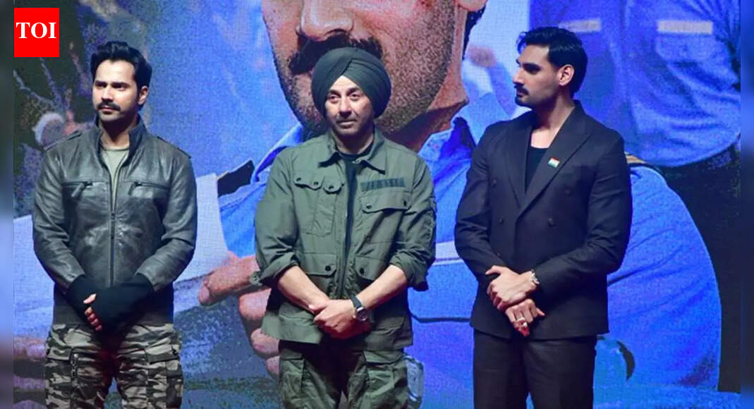 Sunny Deol gets emotional at Border 2 song launch; reveals his current state after Dharmendra’s demise, ‘Mera dimaag hila hua hain’