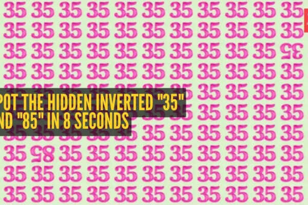 Ready to test your eagle eyes? Spot the hidden inverted “35” and “85” in this optical illusion in just 8 seconds